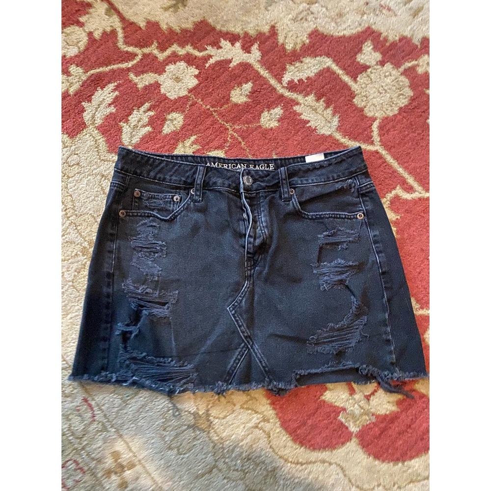 AE Black Jean Skirt ‼️